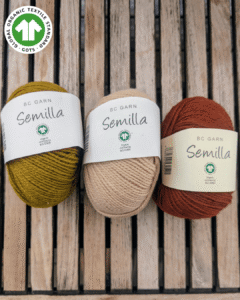 pelote de laine bio certifié GOTS modèle semilla de BC Garn