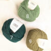 texture de la laine bio Semilla BC Garn tons verts