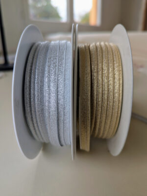 passepoile doré et argenté fabriqué en France