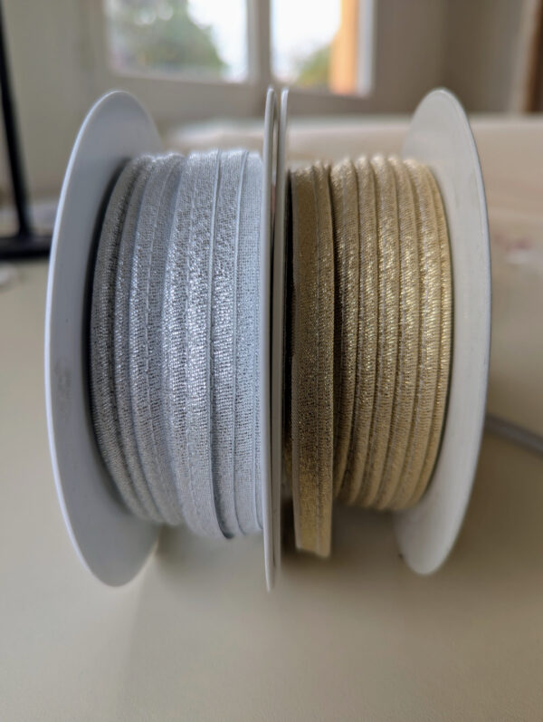 passepoile doré et argenté fabriqué en France