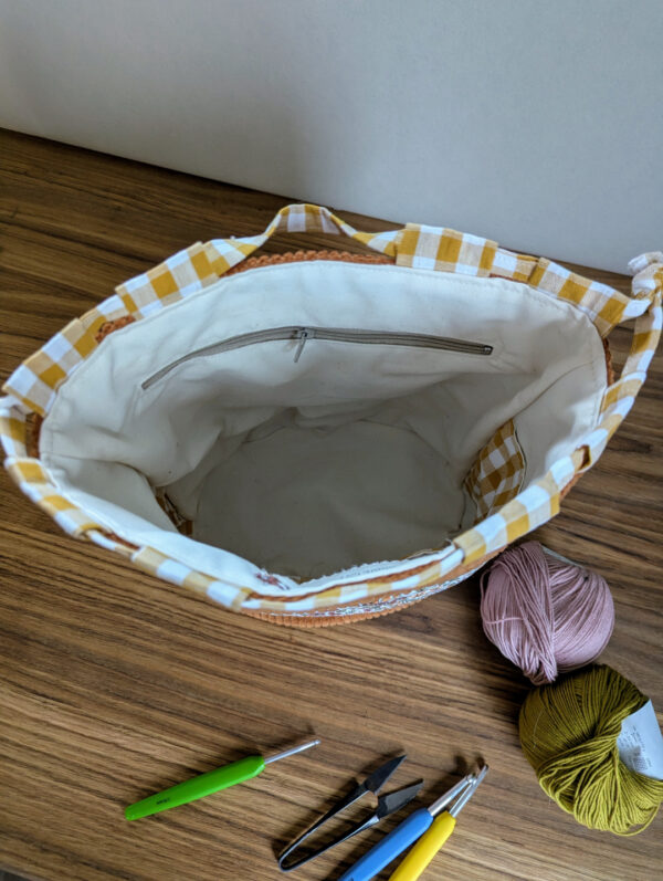 Sac à projet tricot et crochet – pratique, fait main et nomade | La ...