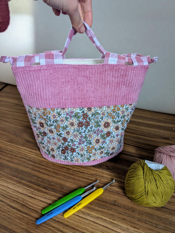 Sac à projet tricot et crochet – pratique, fait main et nomade | La ...