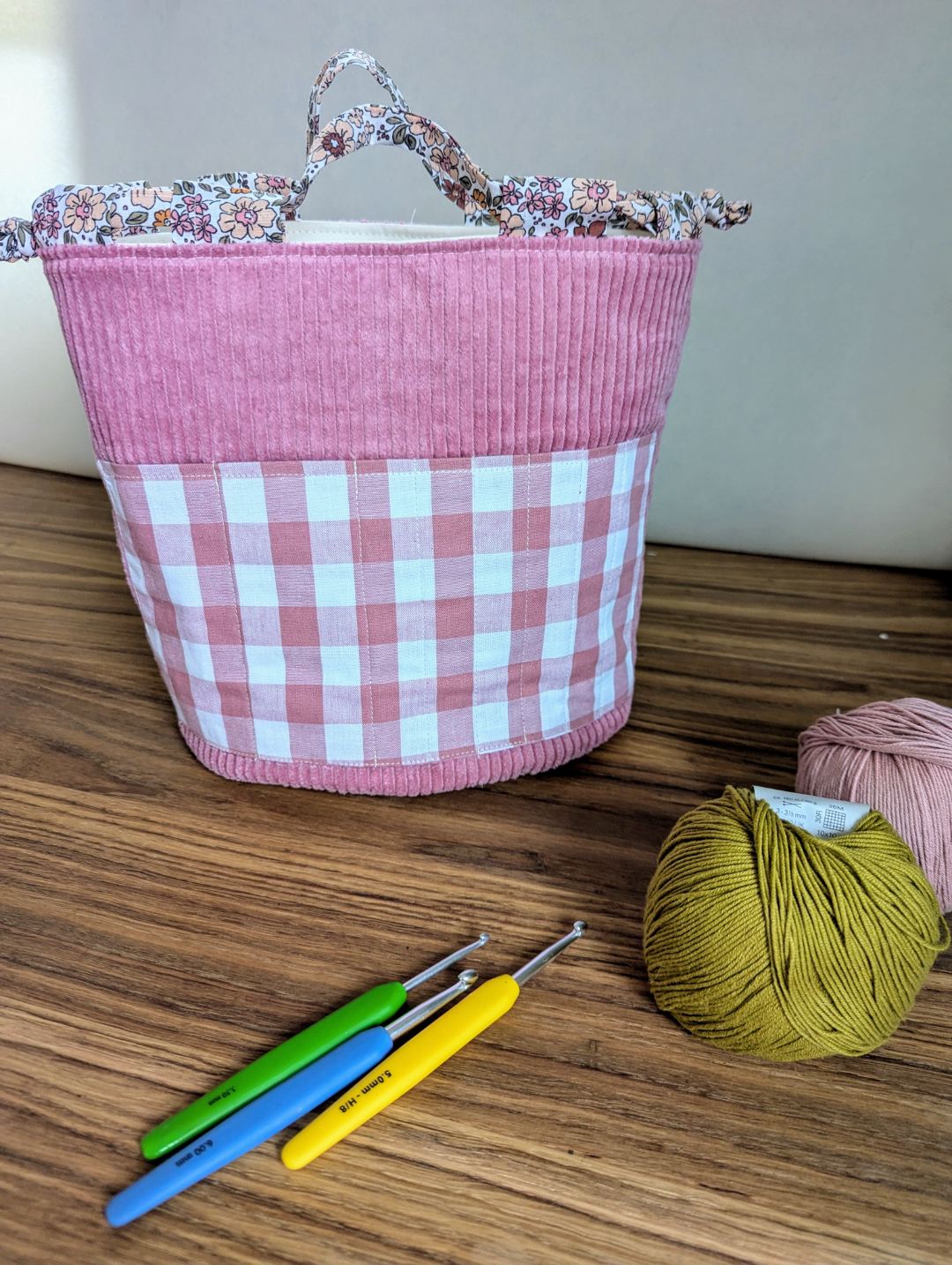 Sac à projet tricot et crochet – pratique, fait main et nomade | La ...