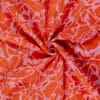 tombé fluide double gaze coton imprimée abstrait rose pour couture vêtements et accesoires été
