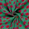 tombé fluide double gaze coton imprimée pour couture chemise légère en motif vert léopard