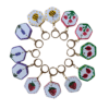 marqueurs crochet tricot pour les repérer les mailles collection vive le printemps motifs : fleurs, abeilles, coccinelles, fraises