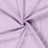 tombé du tissu lin coton rayé lilas idéal pour un pyjame d'été