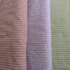 selection de tissu lin coton rayé pour couture printemps été
