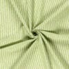 tombé du tissu lin coton rayé vert citron idéal pour un sac de placge