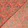 envers du tissu rose en voile de coton inspiration batik indien