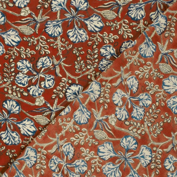 envers tissu en voile de coton rouge pour accesoire couture matelassé