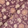 envers du tissu en voile de coton inspiration batik violet pour vetement ete