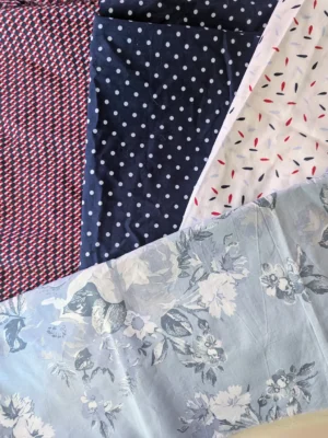Coupons de tissu fin légèrement extensible – Plusieurs motifs